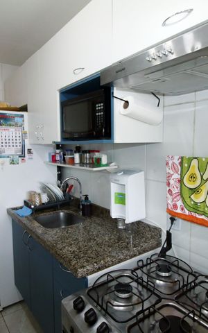 Apartamento à venda com 48m², 2 quartos e 1 vagaCozinha