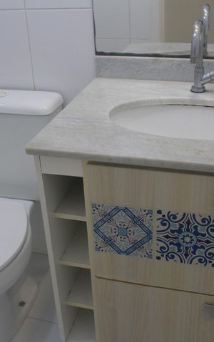 Apartamento à venda com 64m², 2 quartos e 1 vagaBanheiro Social