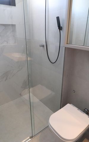 Apartamento para alugar com 109m², 3 quartos e 2 vagasBanheiro do Quarto 1