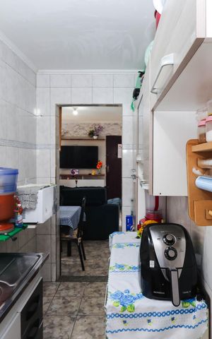 Apartamento à venda com 46m², 2 quartos e 1 vagaCozinha e Área de Serviço