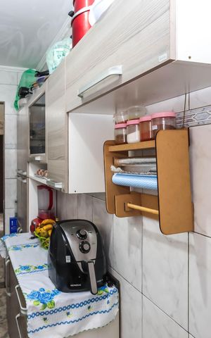 Apartamento à venda com 46m², 2 quartos e 1 vagaCozinha e Área de Serviço
