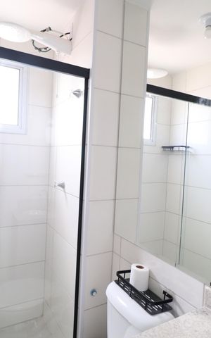Apartamento para alugar com 50m², 2 quartos e 1 vagaBanheiro Social