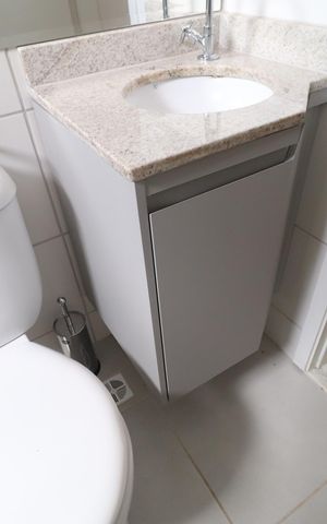 Apartamento para alugar com 50m², 2 quartos e 1 vagaBanheiro Social