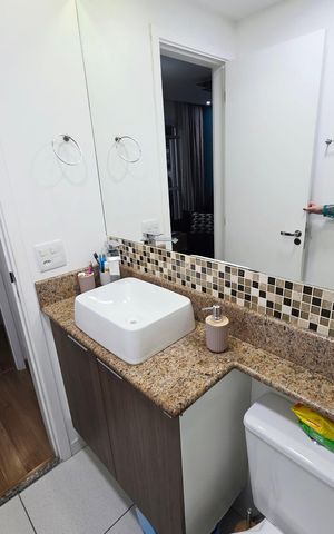 Apartamento para alugar com 47m², 2 quartos e 1 vaga Apartamento para alugar com 47m², 2 quartos e 1 vagaBanheiro