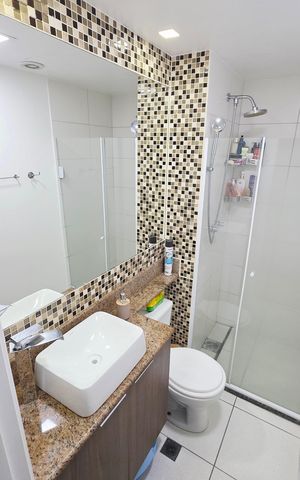 Apartamento para alugar com 47m², 2 quartos e 1 vaga Apartamento para alugar com 47m², 2 quartos e 1 vagaBanheiro