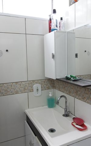 Casa de condomínio para alugar com 95m², 3 quartos e 1 vagaBanheiro da Suíte 1