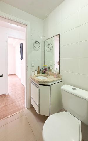 Apartamento para alugar com 42m², 2 quartos e sem vaga Apartamento para alugar com 42m², 2 quartos e sem vagaBanheiro Social