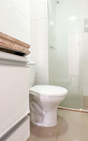 Apartamento para alugar com 42m², 2 quartos e sem vaga Apartamento para alugar com 42m², 2 quartos e sem vagaBanheiro Social