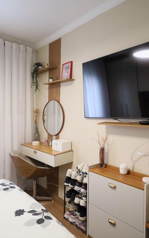 Apartamento à venda com 53m², 2 quartos e 1 vagaQuarto 1