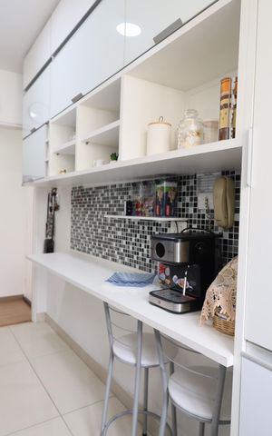 Apartamento à venda com 53m², 2 quartos e 1 vagaCozinha e Área de Serviço