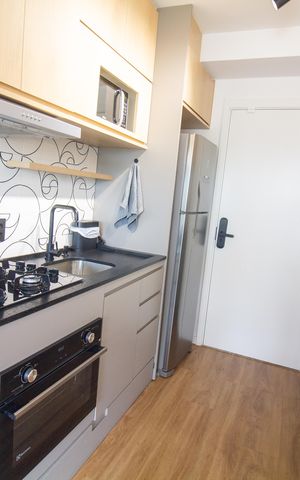 Apartamento para alugar com 29m², 1 quarto e sem vaga Apartamento para alugar com 29m², 1 quarto e sem vagaCozinha