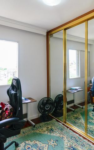 Apartamento à venda com 56m², 4 quartos e 2 vagas Apartamento à venda com 56m², 4 quartos e 2 vagasQuarto 2