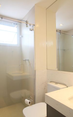 Studio à venda com 48m², 1 quarto e 1 vagaBanheiro 