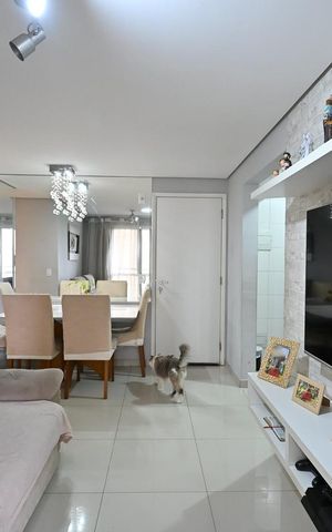 Apartamento à venda com 56m², 2 quartos e 1 vagaSala