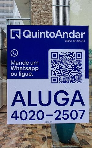Apartamento para alugar com 30m², 1 quarto e sem vaga Apartamento para alugar com 30m², 1 quarto e sem vagaPlaca instalada - EORM-77