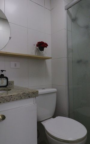 Apartamento para alugar com 72m², 2 quartos e 1 vagaBanheiro da Suíte 