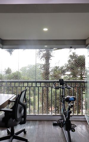Apartamento para alugar com 72m², 2 quartos e 1 vagaVaranda