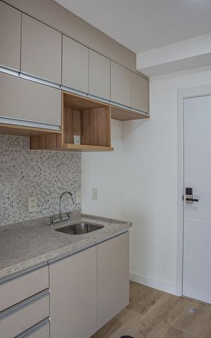 Studio à venda com 19m², 1 quarto e sem vagaCozinha