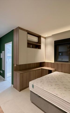 Studio para alugar com 30m², 1 quarto e sem vaga Studio para alugar com 30m², 1 quarto e sem vagaQuarto
