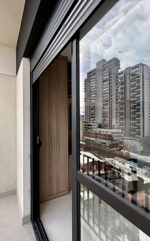 Studio para alugar com 30m², 1 quarto e sem vaga Studio para alugar com 30m², 1 quarto e sem vagaSacada