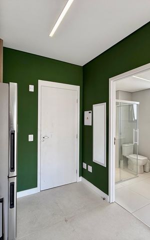Studio para alugar com 30m², 1 quarto e sem vaga Studio para alugar com 30m², 1 quarto e sem vagaCozinha