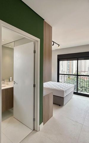 Studio para alugar com 30m², 1 quarto e sem vaga Studio para alugar com 30m², 1 quarto e sem vagaCozinha
