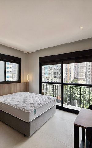 Studio para alugar com 30m², 1 quarto e sem vaga Studio para alugar com 30m², 1 quarto e sem vagaQuarto