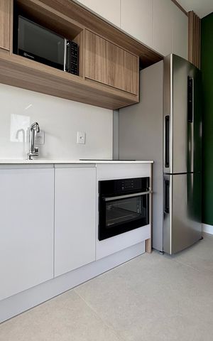 Studio para alugar com 30m², 1 quarto e sem vaga Studio para alugar com 30m², 1 quarto e sem vagaCozinha