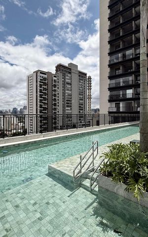 Studio para alugar com 30m², 1 quarto e sem vaga Studio para alugar com 30m², 1 quarto e sem vagaPiscina