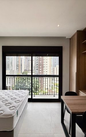 Studio para alugar com 30m², 1 quarto e sem vaga Studio para alugar com 30m², 1 quarto e sem vagaQuarto