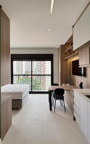 Studio para alugar com 30m², 1 quarto e sem vaga Studio para alugar com 30m², 1 quarto e sem vagaCozinha