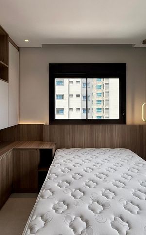 Studio para alugar com 30m², 1 quarto e sem vaga Studio para alugar com 30m², 1 quarto e sem vagaQuarto