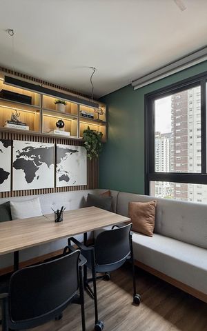Studio para alugar com 30m², 1 quarto e sem vaga Studio para alugar com 30m², 1 quarto e sem vagaCoworking