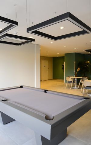 Apartamento para alugar com 28m², 1 quarto e sem vagaSalão de jogos