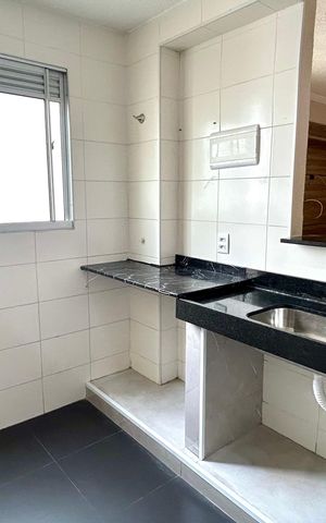 Apartamento para alugar com 40m², 2 quartos e 1 vaga Apartamento para alugar com 40m², 2 quartos e 1 vagaCozinha e Área de Serviço