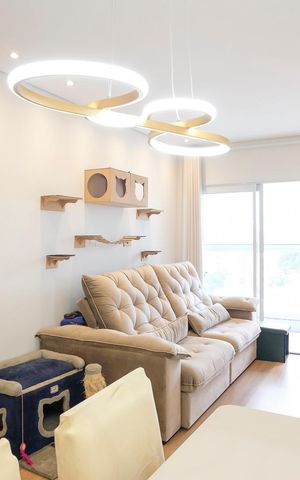Apartamento à venda com 65m², 2 quartos e 2 vagasSala