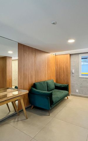 Apartamento à venda com 65m², 2 quartos e 2 vagasHall de entrada