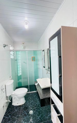 Casa para alugar com 125m², 2 quartos e 2 vagasBanheiro da Suíte
