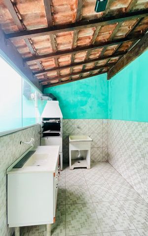 Casa para alugar com 125m², 2 quartos e 2 vagasÁrea comum - Churrasqueira/ Área de serviço