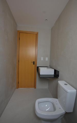 Apartamento para alugar com 143m², 3 quartos e 2 vagasBanheiro Social