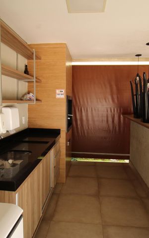 Apartamento para alugar com 43m², 2 quartos e 1 vagaÁrea comum - Salão de festas