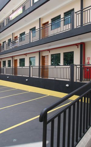 Apartamento à venda com 40m², 2 quartos e 1 vagaFachada interna