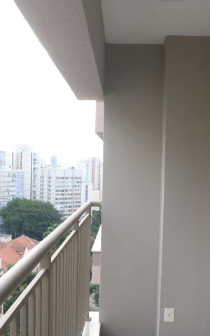 Apartamento à venda com 38m², 1 quarto e sem vagaVaranda