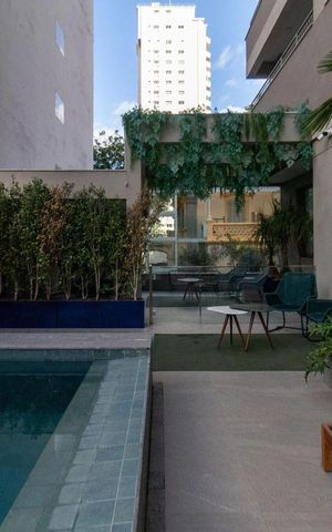 Apartamento à venda com 38m², 1 quarto e sem vaga Apartamento à venda com 38m², 1 quarto e sem vagaÁrea comum - Piscina