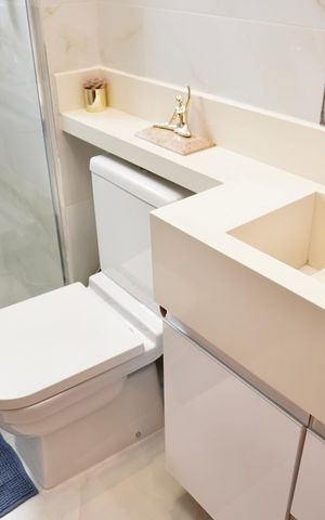 Apartamento à venda com 48m², 2 quartos e 2 vagas Apartamento à venda com 48m², 2 quartos e 2 vagasBanheiro Social