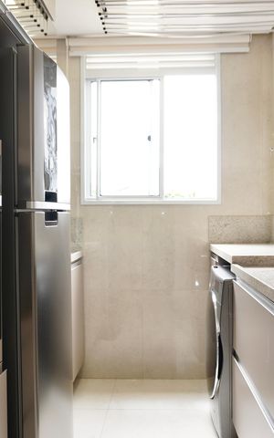 Apartamento à venda com 48m², 2 quartos e 2 vagas Apartamento à venda com 48m², 2 quartos e 2 vagasCozinha e Área de Serviço