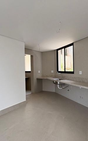 Apartamento à venda com 117m², 3 quartos e 2 vagasCozinha e Área de Serviço