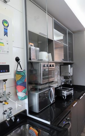 Apartamento para alugar com 72m², 2 quartos e 2 vagasCozinha e Área de Serviço