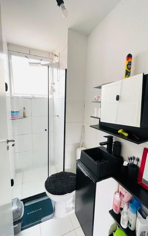 Apartamento para alugar com 40m², 2 quartos e 1 vaga Apartamento para alugar com 40m², 2 quartos e 1 vagaBanheiro