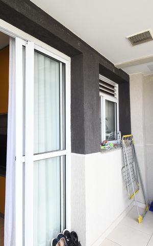Apartamento para alugar com 77m², 3 quartos e 1 vagaSacada da Sala
